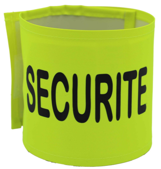 Brassard de sécurité haute visibilité - SECURITE – Provence Animo