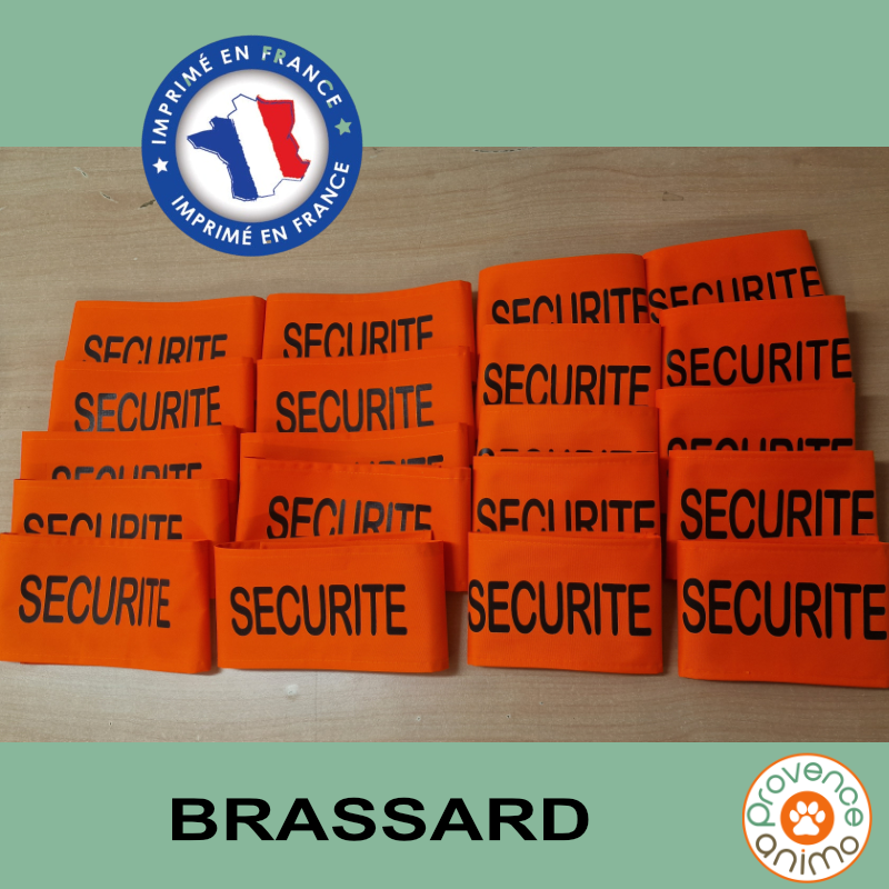 Brassard de sécurité : identification et protection. Réglable