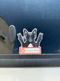 Sticker repositionnable - Flamants Rose 2