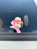 Sticker repositionnable - Flamant Rose 1