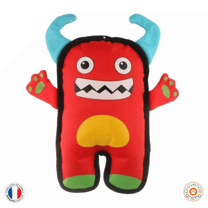 Jouet "Monster Toy" rouge pour chien - Bubimex