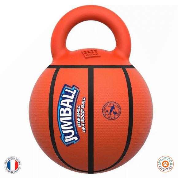 Ballon sauteur avec poignée pour chien - Bubimex