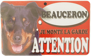 Plaque en métal Beauceron