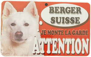 Plaque en métal Berger suisse
