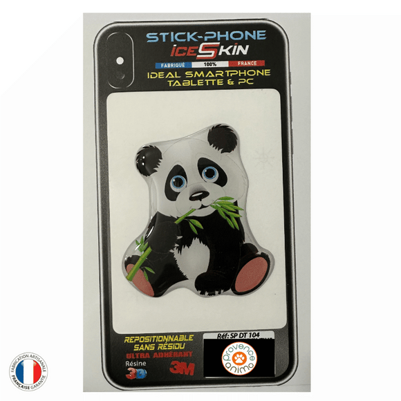 Sticker repositionnable pour téléphone - Panda