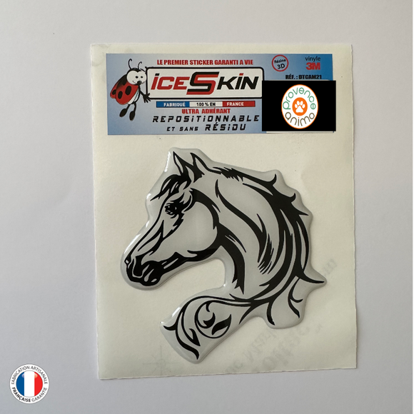Sticker repositionnable - Tête de cheval 2