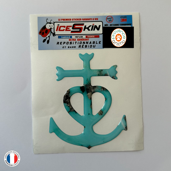 Sticker repositionnable - Croix de Camargue 8