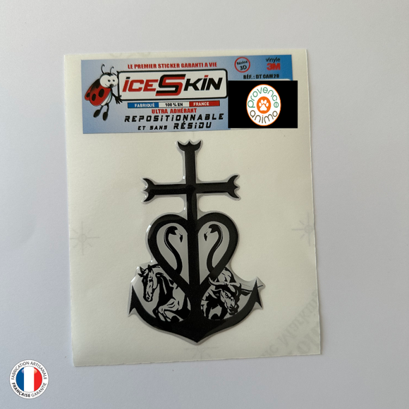 Sticker repositionnable - Croix de Camargue Animaux 9