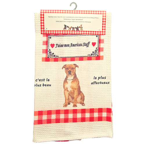 Torchon de cuisine CHIEN - AMERICAN STAFF