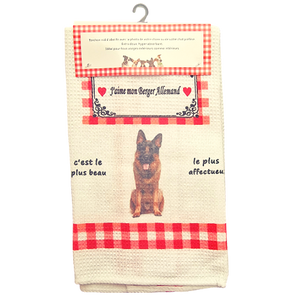 Torchon de cuisine CHIEN - BERGER ALLEMAND