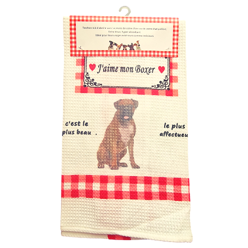 Torchon de cuisine CHIEN - BOXER