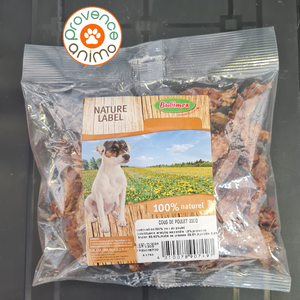 Cou de poulet séché pour chien