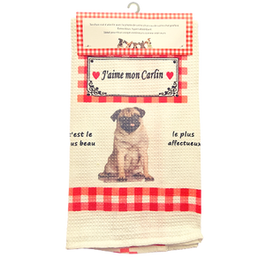 Torchon de cuisine CHIEN - CARLIN