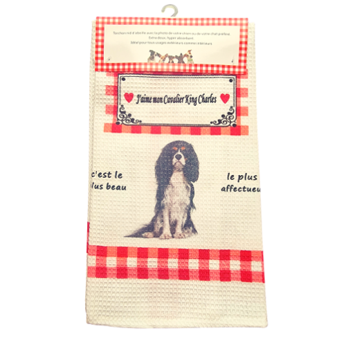Torchon de cuisine CHIEN - CAVALIER KING CHARLES