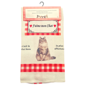 Torchon de cuisine CHAT POIL LONG