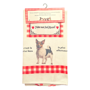 Torchon de cuisine CHIEN - JACK RUSSELL