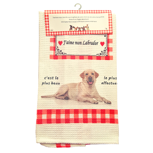 Torchon de cuisine CHIEN - LABRADOR