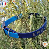 Collier pour chien bicolore BIOTHANE- A créer soi même ! REF PAU