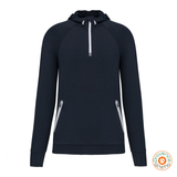 Sweat-shirt à capuche 1/4 zip sport unisexe - Proact