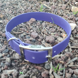 Collier pour chien en biothane uni - REF LIMOGES - Coloris au choix