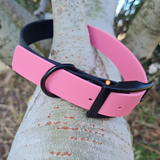 Collier pour chien bicolore BIOTHANE- A créer soi même ! REF PAU