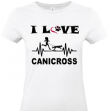 Tee shirt femme 190 grs - I love canicross