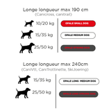 Longe de traction Opale - I-DOG canicross 1.90m