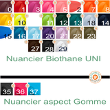 Collier pour CHIOT en biothane uni - REF LIMOGES-BB - Coloris au choix