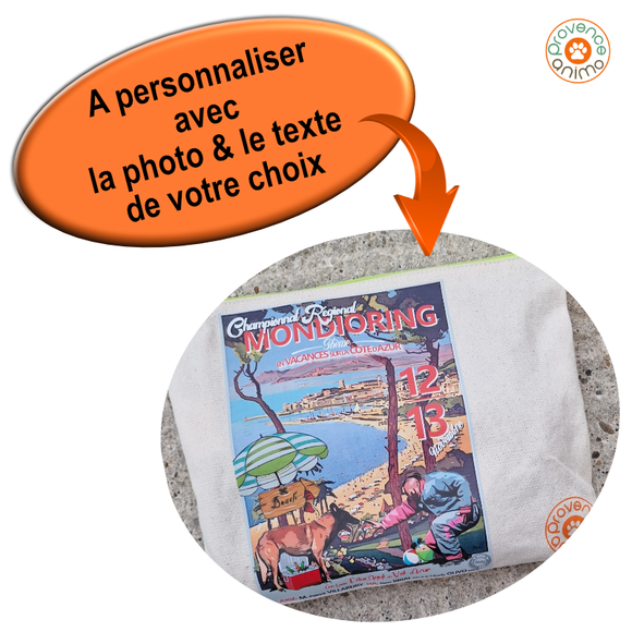 Pochette carnet de santé avec votre photo et texte -  A PERSONNALISER