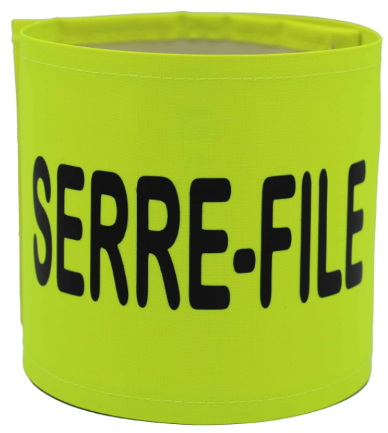 Brassard de sécurité haute visibilité - SERRE FILE