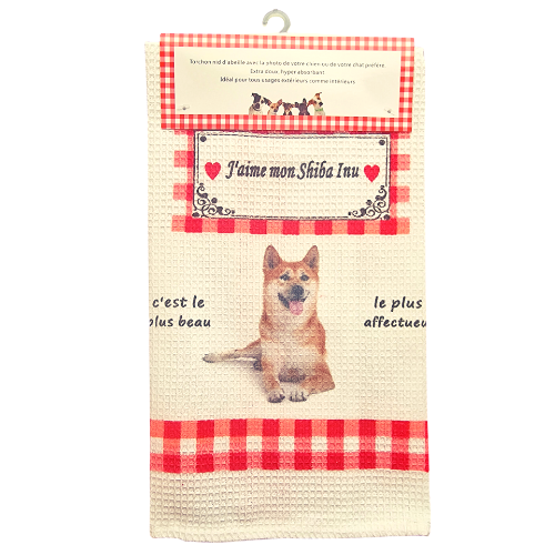 Torchon de cuisine CHIEN - SHIBA INU