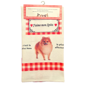 Torchon de cuisine CHIEN - SPITZ