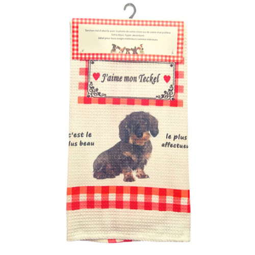 Torchon de cuisine CHIEN - TECKEL